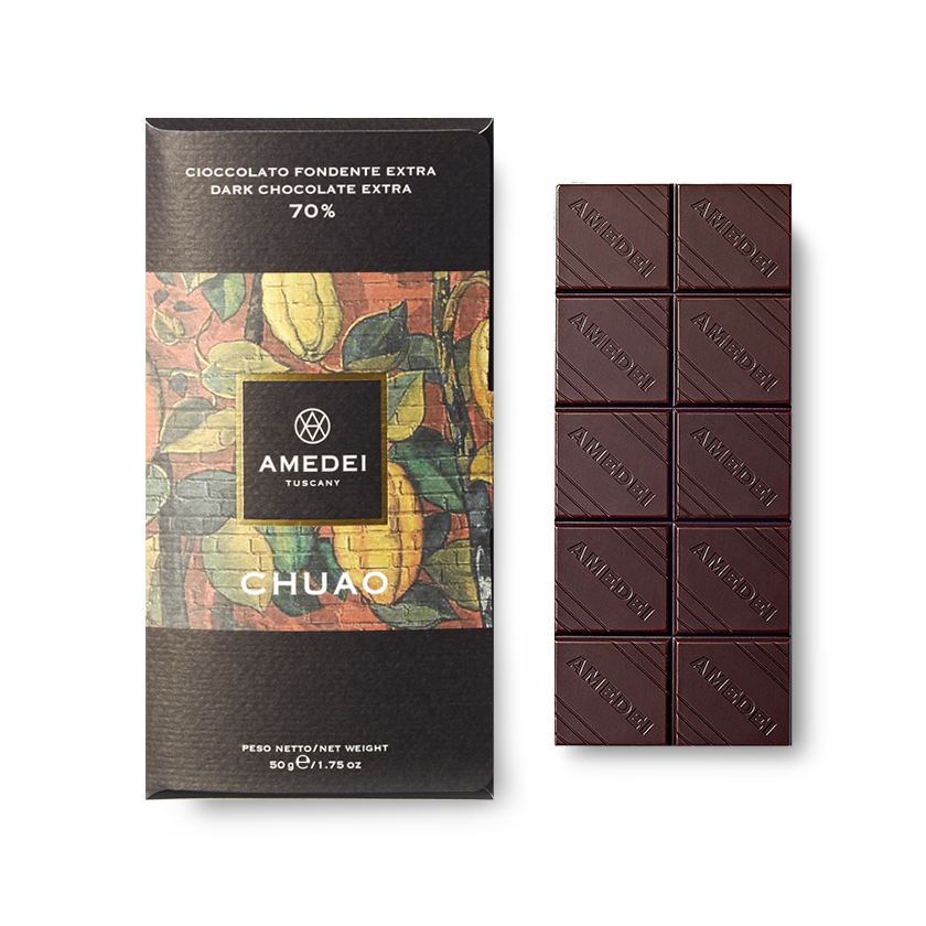 ドゥ　アメデイ「チュアオ70％」　ショコラ　–　イタリアのチョコレート　シマ