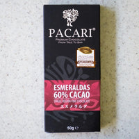 エスメラルダス６０％チョコレートバー - ショコラ ドゥ シマ